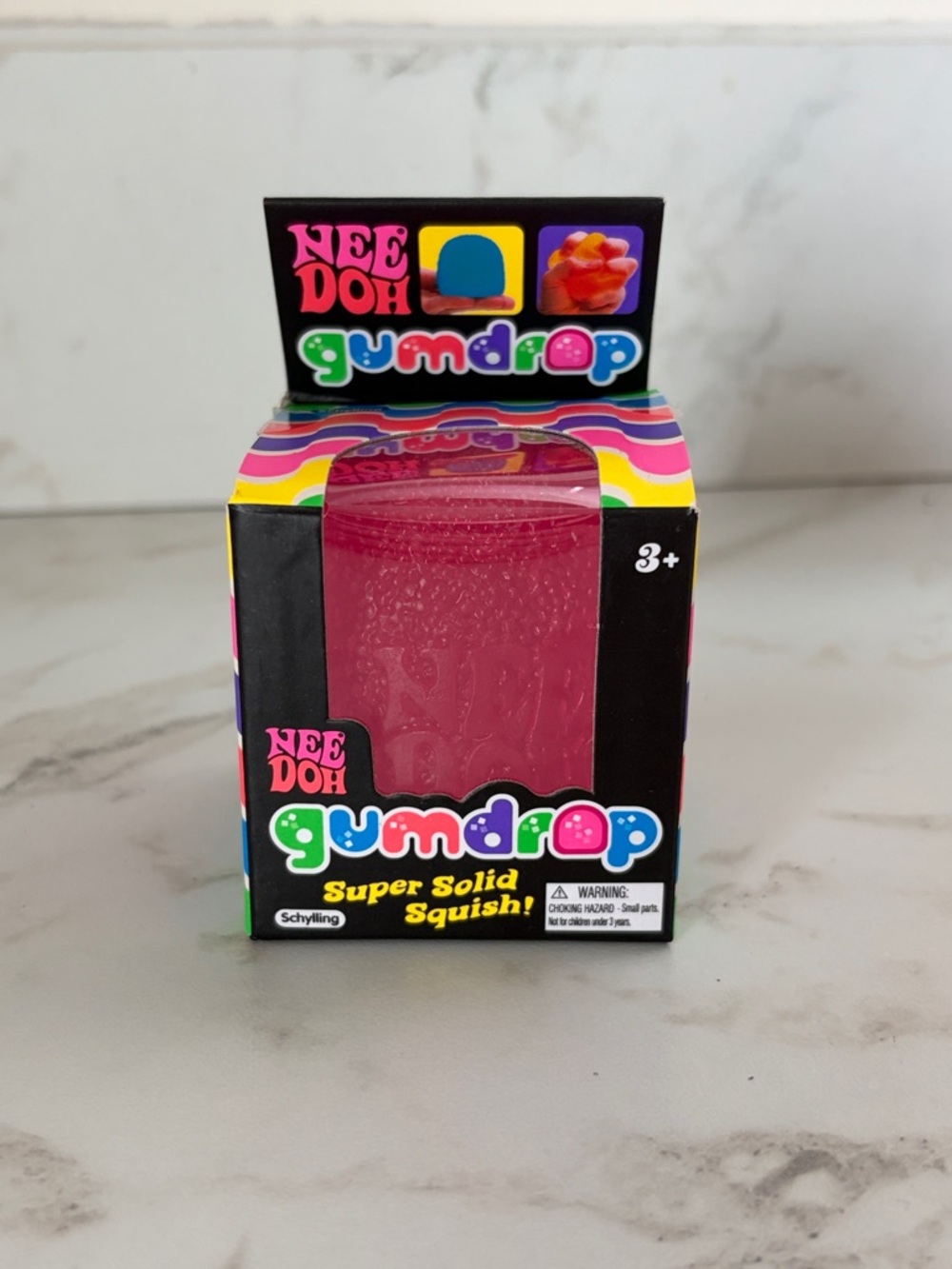 Gumdrop Super Solid Squish! Pink Kids Toy